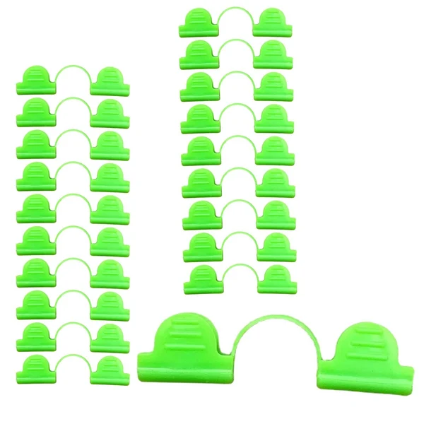 Dependable Maxbell 20Pcs Film Netting Rod Clip Greenhouse Film Clamps for Fixing Garden Farming 4mm Luxury