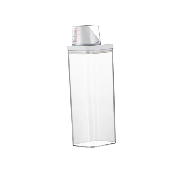 Pure Maxbell Rice Storage Container Pantry with Measuring Cup Laundry Detergent Dispenser XL 1900ml Unique
