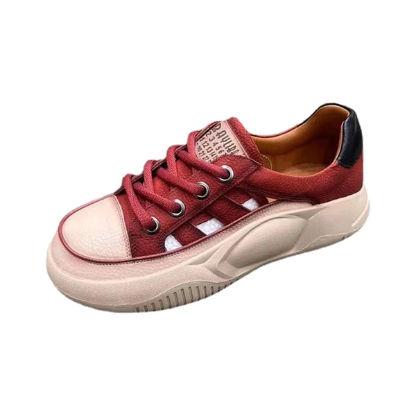Optimized Maxbell Women Casual Shoes PU Hollow Breathable Nonslip Women Platform Sneakers 40 Trendy