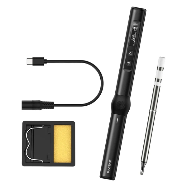 Convenient Maxbell Soldering Iron Station Kits Lightweight for Desoldering Electronic Production Black BC2 Trusted