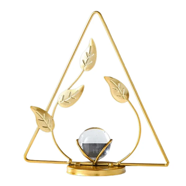 Premium Maxbell Leaves Statue Figurine Home Desk Leaves Decorative Decoration Leaf Sculpture 7x7x19cm Functional