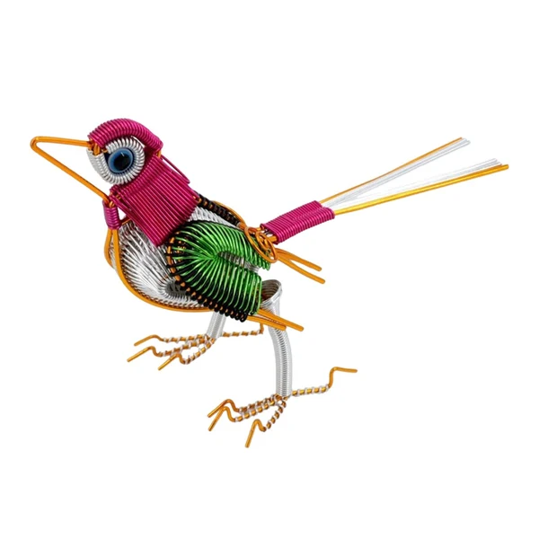 Proven Maxbell Maxbell Metal Bird Statue Ornament Handcrafted Sculptures for Desktop Bedroom Office Dependable