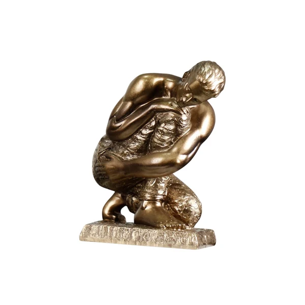 High-Quality Maxbell Abstract Sculpture Sports Figure Figurine Human Body Statue Ornament Style C First-Class