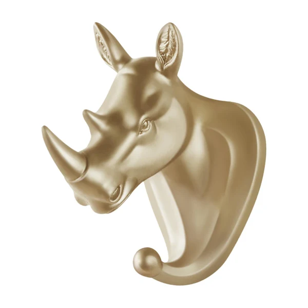 Versatile Maxbell Head Coat Hook Accessory Hanger for Bedroom Restaurant Hallway Aureate Solid