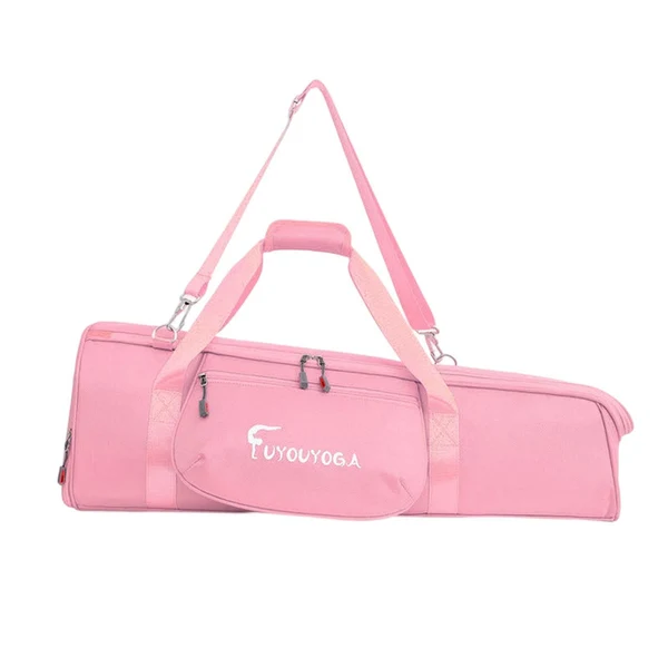 Luxury Maxbell Large Yoga Bags Knapsack Yoga Mat Carrier Case for Workout Dancing Women Men pink Pure
