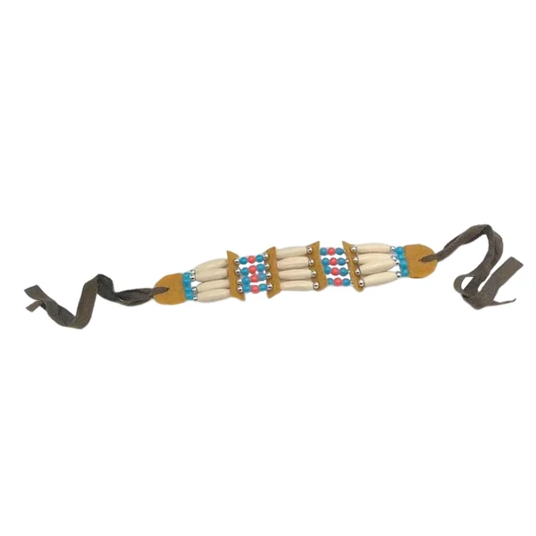 Casual Maxbell Bohemian Necklace with Multi Colored Beads Tribal Style Wooden Beaded Choker B Eco-Friendly