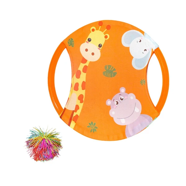 Smart Maxbell Paddle Catch Balls Game Parent-child Interaction Game Animal for family Orange Crafted