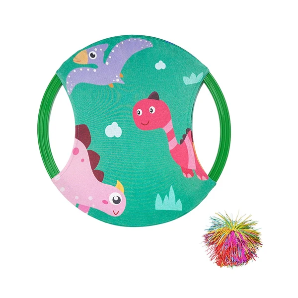 Eco-Friendly Maxbell Paddle Catch Balls Game Parent-child Interaction Game Animal for family Green Premium Material