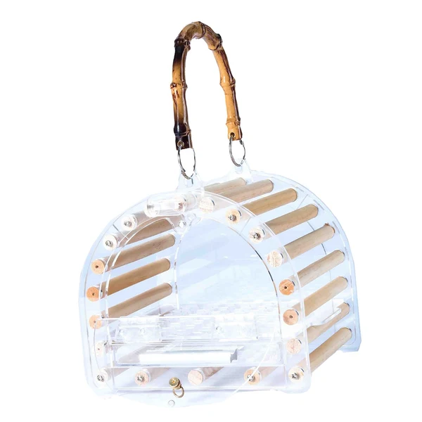 Functional Maxbell Bird Carrier Cage Pets Carrier Cage Cockatiel for Guinea Pig Finches Conures Official