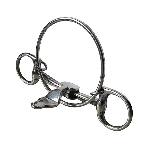 Trendy Maxbell Horse Bit for Horses Loose Rings Snaffle Equestrian Supplies Rings Snaffle Bits High-Performance