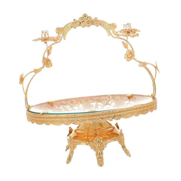 Secure Maxbell European Style Fruit Tray Dried Food Plate for Countertop Holiday Decoration Excellent
