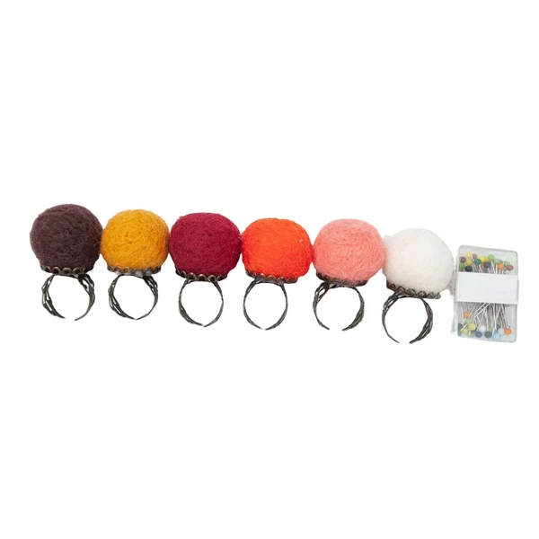 Verified Maxbell 6x Needle Felt Pin Cushion Wearable DIY Crafts for Sewing Quilting Accessory Set C Official