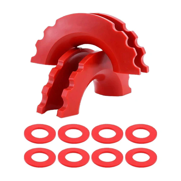 Trendy Maxbell D Ring Shackle Isolator Easy Installation 3 4 inch for Cars Spare Parts Red Fast