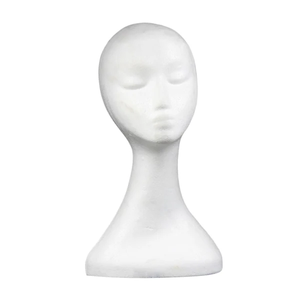 Maxbell Foam Mannequin Head Wig Display Mannequin Head Lightweight Manikin Foam Head Style A Versatile