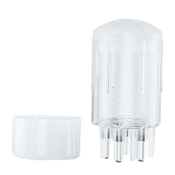 Dependable Maxbell Scalp Applicator Comb 4ml Hair Oil Applicator Bottle for Serum Essential Oil White Smart
