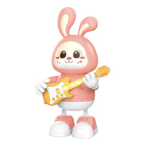 Advanced Maxbell Electronic Interactive Rabbit Musical and Dance Bunny Toy for Bedtime Friend Pink Unique