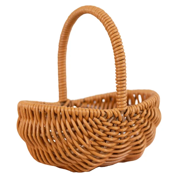 Genuine Maxbell Woven Baskets Romantic Flower Storage Basket for Wedding Photo Props Bedroom Modern