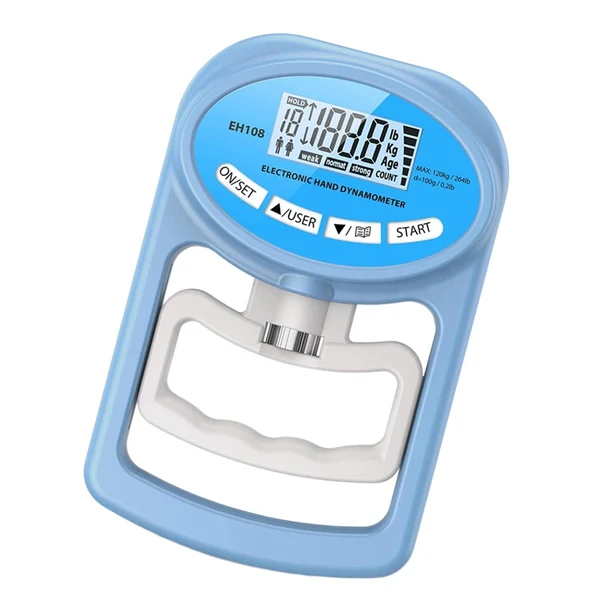 Top-Quality Maxbell Digital Display Hand Exerciser Portable for Sport Workout Accessories Blue Fast