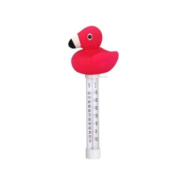 Top-Quality Maxbell Floating Water Thermometer Thermometer for Bath Indoor Outdoor Swimming Pool Flamingo Modern