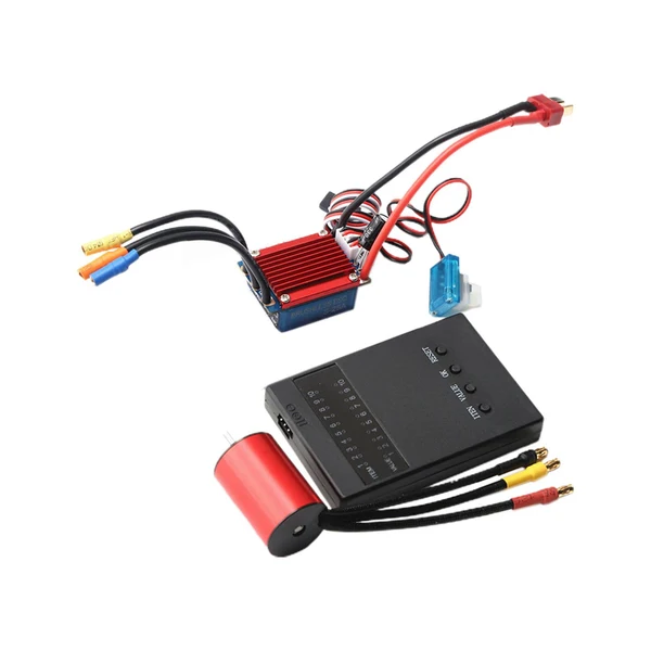 Sustainable Maxbell Brushless Motor and 25A ESC and Programming Card Combo Set for 1 16 1 14 DIY 4800KV Minimalist