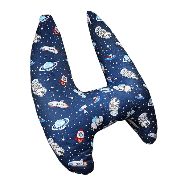 Efficient Maxbell Car Back Seat Travel Pillow Provides Head and Body Support Sleeping Pillow Blue Astronaut Excellent