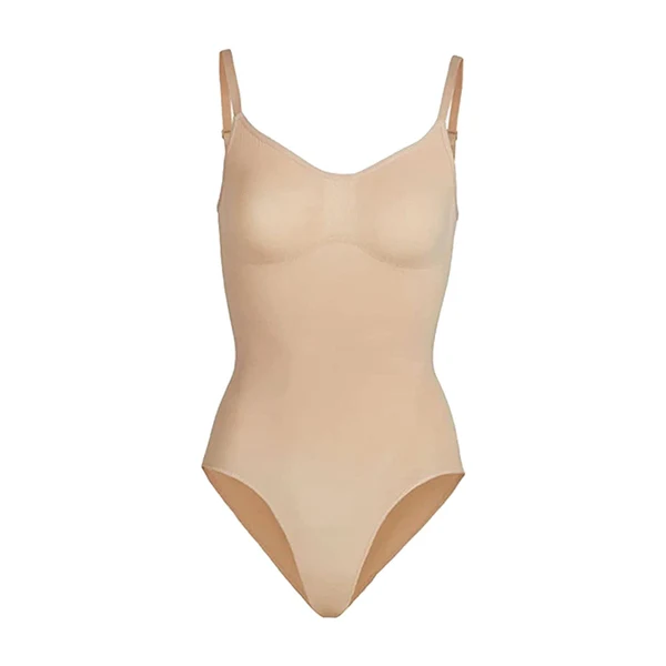 Sustainable Maxbell Shapewear for Women Comfortable Bodysuit Seamless Full Body Shaper for Women XXL Brown Relaxed