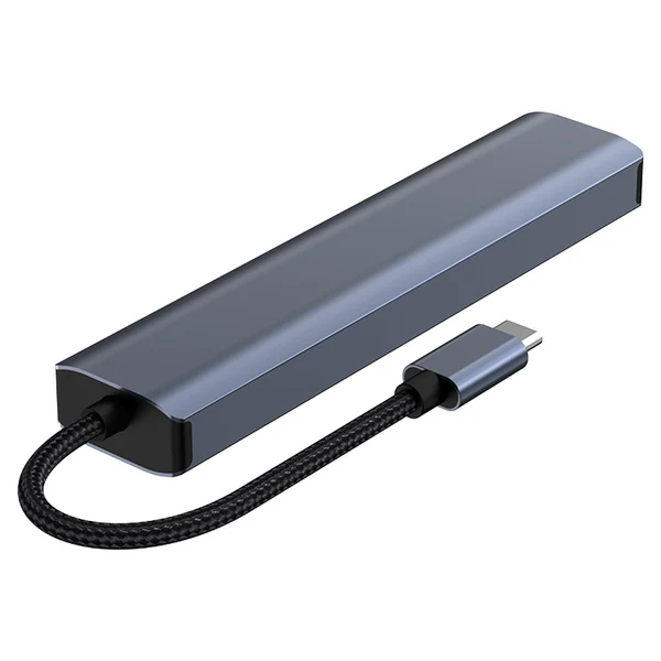 Original Maxbell 6 in 1 USB C Docking Station 6 Ports USB C Dongle for Computer Laptop Phones Durable
