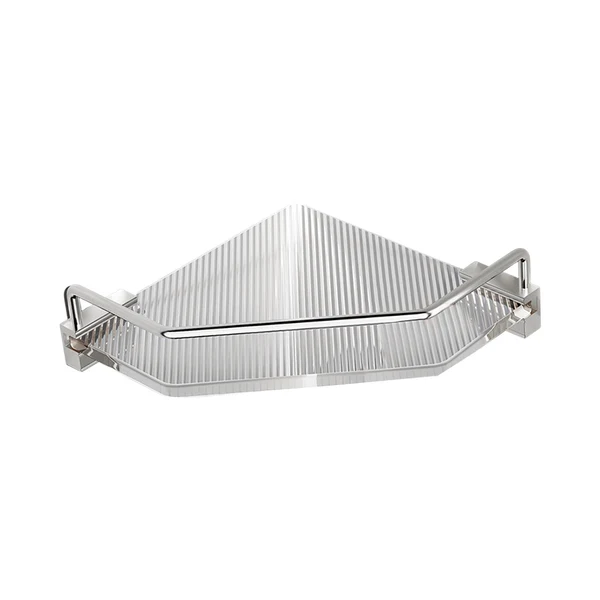 Trendy Maxbell Corner Shower Caddy Corner Shelf Rustproof Shower Corner Organizer for Dorms Single Argent Premium
