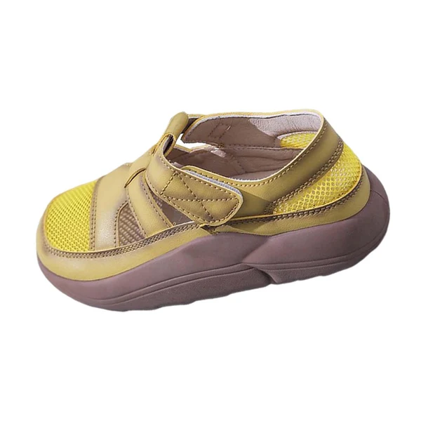 Prestigious Maxbell Women's Casual Shoes Female Anti Slip Sports Shoes Thick Soled Walking Shoes 40 Yellow Environmentally Friendly