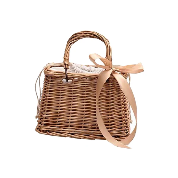 Superior Maxbell Women Straw Handbag Summer Beach Wallet Purse Lady Straw Bag Rattan Tote Bag Minimalist