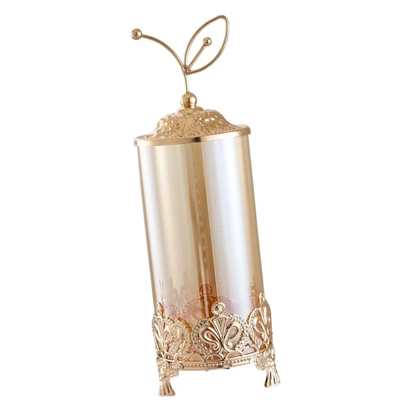World-Class Maxbell Candy Jar European Style Glass Candy Jar for Dining Table Holiday Decoration L Recyclable