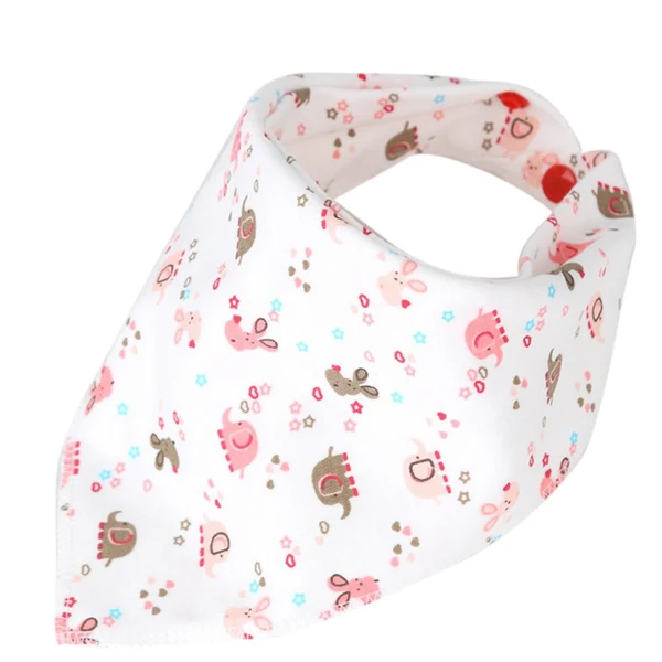 Professional Maxbell Baby Bibs Saliva Towel Toddler Bandana Triangle Head Scarf Cute Elephant Fast