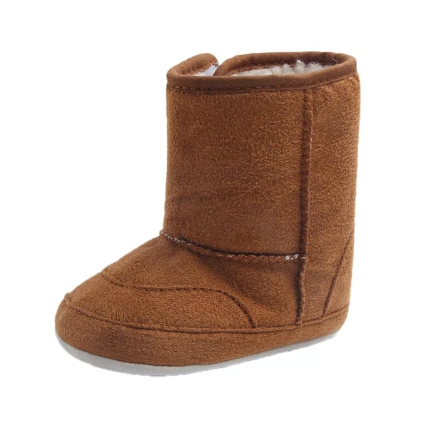 Reliable Maxbell Baby Soft Sole Anti-Slip Mid Calf Winter Warm Infant Prewalker Snow Boots 6-12 Months Brown Breathable