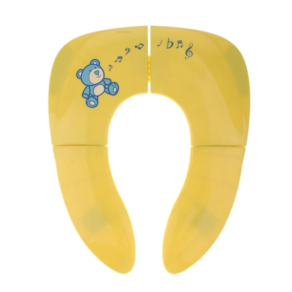 Fashionable Maxbell Folding Travel Potty Seat For Baby Portable Training Toilet Toddler Yellow Reusable