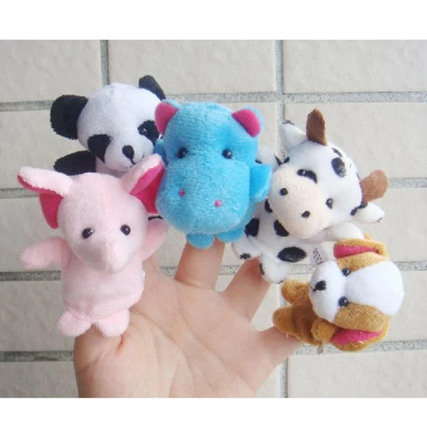 Optimized Maxbell 10ps Finger Puppet Cloth Plush Doll Baby Educational Hand Cartoon Animal Toy Exclusive