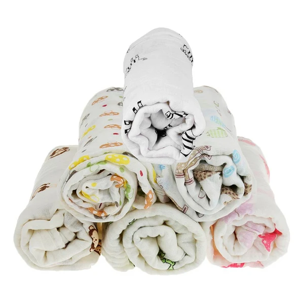 Comfortable Maxbell Baby Boy Girl Cotton Buggy Pram Car Seat Sling Cot Crib Moses Basket Blanket Swaddle 0-3 years old Mushroom Contemporary