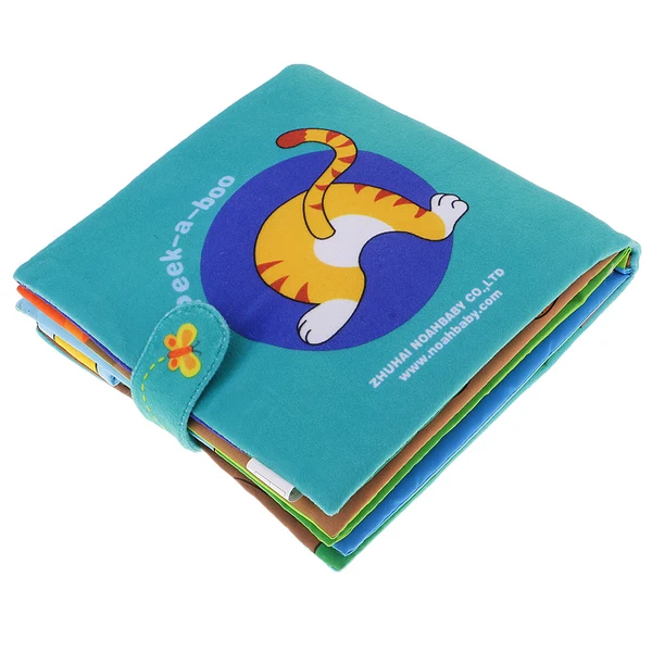Versatile Maxbell Cute 3D Cloth Book Baby Night Educational Toys Little Tiger Animal Pattern Gift with Bag Lightweight