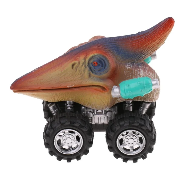 Smart Maxbell 2xDinosaurs Figures Pull Back Cars Jurassic Toys Kids Children Birthday Gift Fast