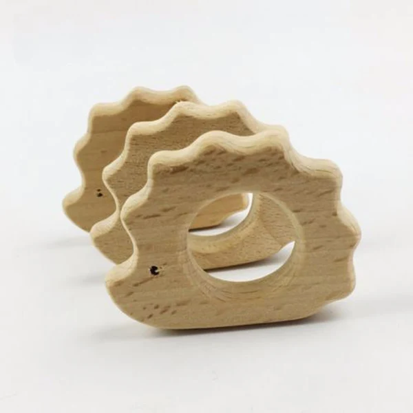 Superior Maxbell 3PCS Eco-friendly Organic Wood Teething Holder DIY Nursing Pendant Baby Gift High-Grade