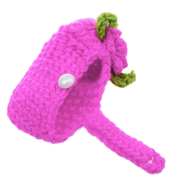 Consistent Maxbell Pair of Baby Toddler Knitting Cotton Flower Pearl Design Prewalker Crochet Warm Crib Shoes Purple Top-Quality