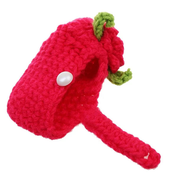 Premium Material Maxbell Pair of Baby Toddler Knitting Cotton Flower Pearl Design Prewalker Crochet Warm Crib Shoes Red Proven