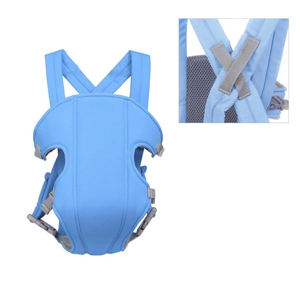Top-Quality Maxbell Baby Infant Carrier Backpack Mom Front Carrying Bag V-Shape Straps Bag Baby Travel Accessories Sky Blue Prestigious