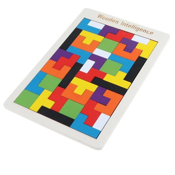 Breathable Maxbell Wooden Building Block Puzzle Preschool Kid's Early Educational Toys Thin Selected