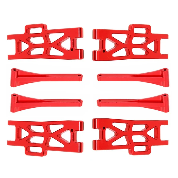 Easy-to-Use Maxbell Metal Upper Lower Swing Arm Set 1 16 Spare for Wltoys Accessories Trucks red Lightweight