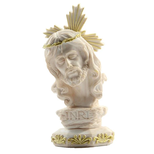 Original Maxbell Creative Christ Jesus Statue for Home Living Room Decorative Accessories 8x8x15.5cm Organic