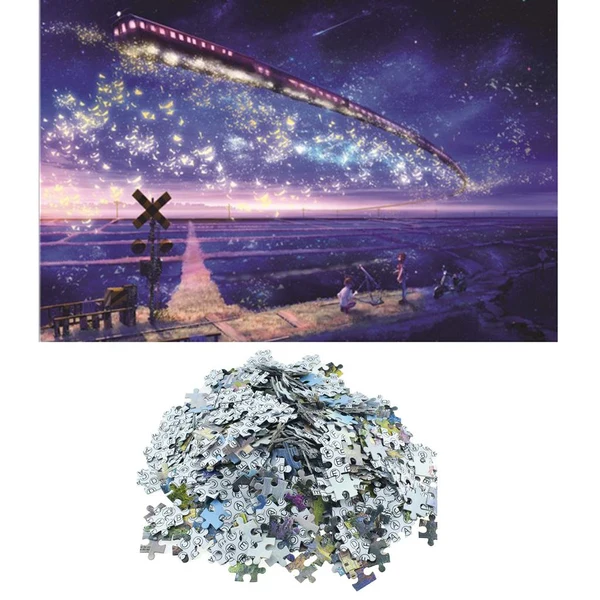 Responsible Maxbell DIY Paper Jigsaw Landscape Toys Kids Educational Toys Decorations 50x75cm K Lightweight