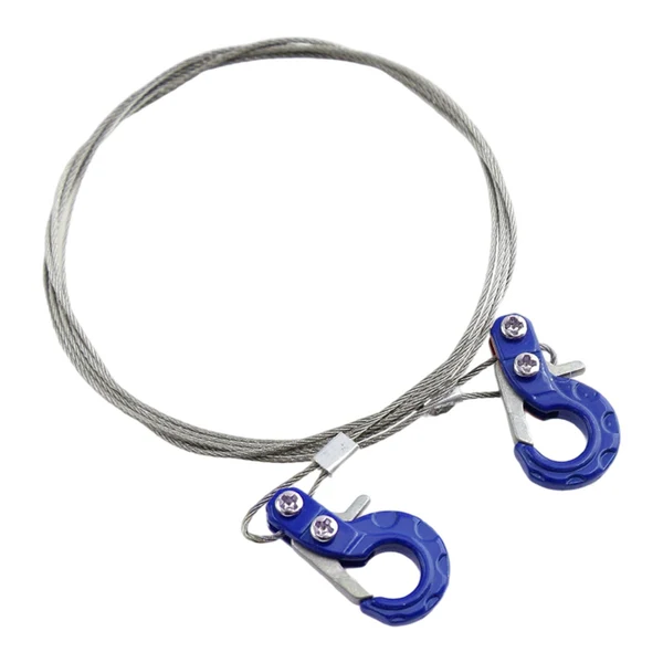 Exceptional Maxbell RC Car Steel Tow Rope 1 10 1 10 Durable Metal for TF2 Vehicle Crawlers Blue Casual