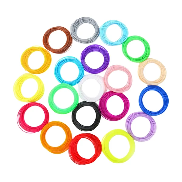 Traditional Maxbell 20Pcs 3D Printer Filament 1.75mm 3D Drawing Printer Pen Spool Roll Printing Consistent
