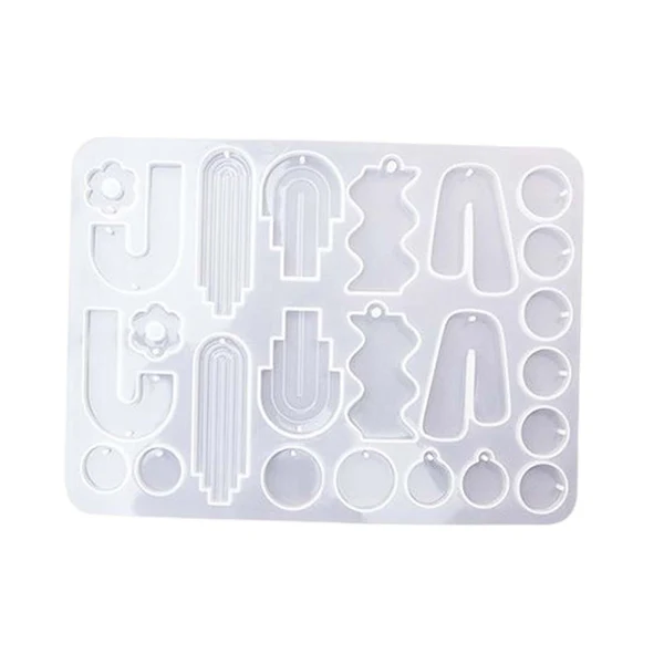 Easy-to-Use Maxbell Silicone Casting Irregular Flexible Craft Tool for DIY Jewelry Making Crafts Style A Outstanding