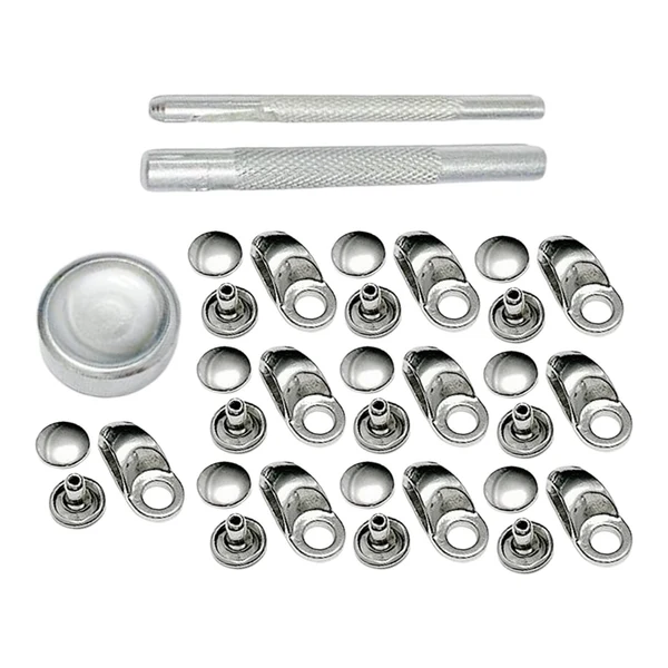 Next-Generation Maxbell Boot Lace Hooks for Leather Craft Mountaineering Shoes Bag Silver 18×8.5mm Exclusive